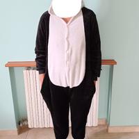Tuta pigiama da casa a forma panda