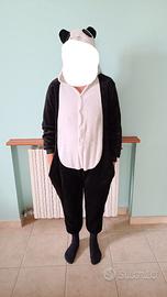 Tuta pigiama da casa a forma panda