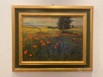 Quadro olio su tela Franco Azzinari