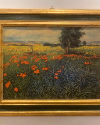 Quadro olio su tela Franco Azzinari