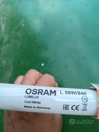 7 Lampade fluorescenti NUOVE marca Osram L58w/840