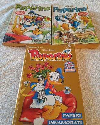 PAPERINO 3pz. 1pz. 1995 e 2pz. 2001. cfr. descriz.