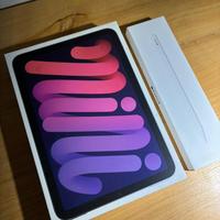 I Pad mini 6 128gb+pencil di secoda gen.