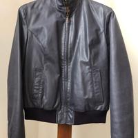 Giacca bomber pelle viola conbipel