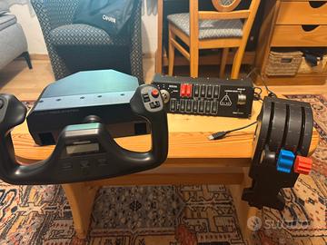 Simulatore di volo Logitech + Switch panel