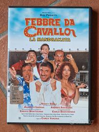 dvd FEBBRE DA CAVALLO LA MANDRAKATA come nuovo