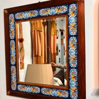 Specchio ceramiche Deruta