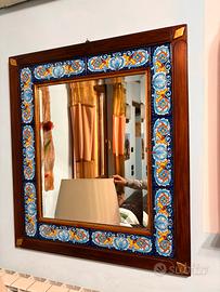 Specchio ceramiche Deruta