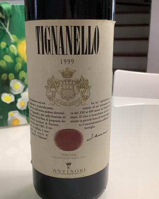 Bottiglia  Tignanello 1999
