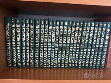 Lotto enciclopedie e libri rilegati vintage