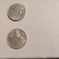 monete da 10 lire Pegaso del 1950