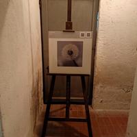 cavalletto per pittore in legno vintage