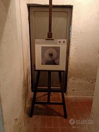 cavalletto per pittore in legno vintage