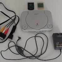 Console sony playstation 1 ps1 slim con accessori