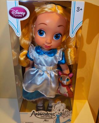 Disney Store Animators' Collection Alice Bambola 