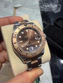 Rolex yach master 37mm 268621 rose gold choco