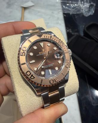 Rolex yach master 37mm 268621 rose gold choco