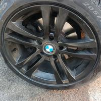 4 Cerchi BMW 17'' con gomme invernali 205/55 R17