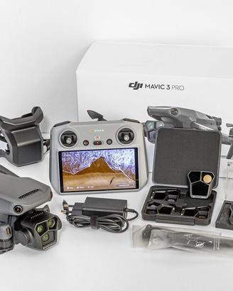 DJI Mavic 3 Pro + DJI RC - 1 batteria - 1h30 volo