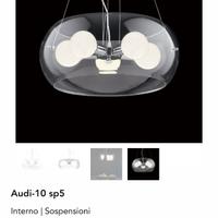 Lampada a sospensione audi-10 ideal lux