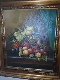 natura morta olio su tela 