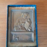 Rara Placca Medaglia Bronzo - Fiera Internazionale
