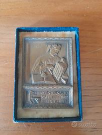 Rara Placca Medaglia Bronzo - Fiera Internazionale