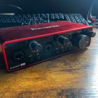Scheda audio Scarlett Focusrite 2i2