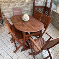 Set tavolo con sedie