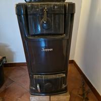 stufa a legna zoppas+tubi