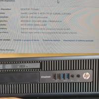 Pc fisso Hp con cpu i5,8gb,ssd 240gb,windows 11