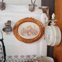 Quadro in legno oro e Putti 35x40