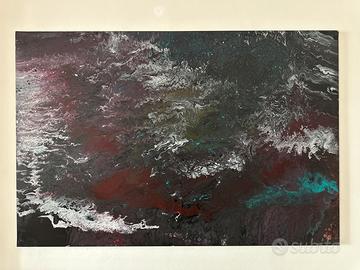 Quadro Pouring/ Fluid Art