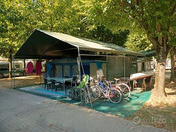stuttura copertura caravan