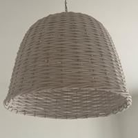 Paralume in vimini  da soffitto