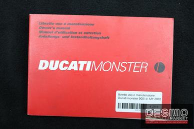 libretto uso e manutenzione Ducati monster 900 i.e