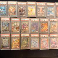 Collezione Pokemon scarlatto e violetto PSA10