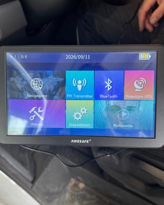 AWESAFE A9 Navigatore GPS 7" – Car Multimedia Navi