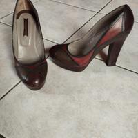 Décolleté donna in pelle