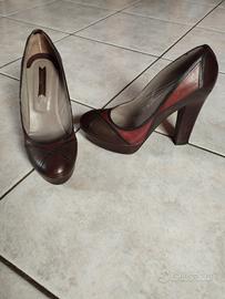 Décolleté donna in pelle