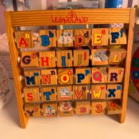 Alfabetiere in legno