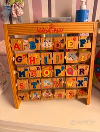 Alfabetiere in legno