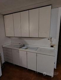 Cucina Artigianale Lineare 240cm + Pensili 220cm