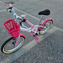 BICI 16 POLLICI 4-6 ANNI 500 DOCTO GIRL B'TWIN

