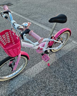 BICI 16 POLLICI 4-6 ANNI 500 DOCTO GIRL B'TWIN

