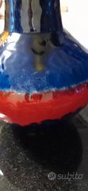 Vaso blu e rosso Cartens Atelier 