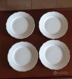 4 Piatti dessert in ceramica di Laveno