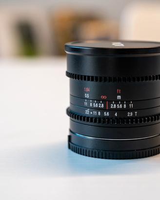 Venus Laowa 9mm T2.9 Zero-D APS-C ottime condizion