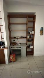 Libreria con scrivania