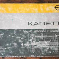 Manuale manutenzione KADETT, Fiat 131, Gilera 125